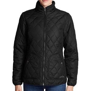 Eddie Bauer Women's Year Round Quilted Field Jacket small black